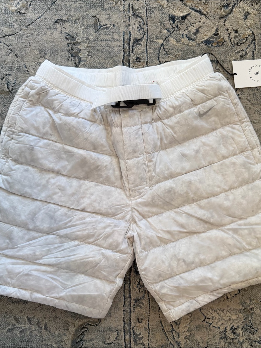 Nike x Tom Sachs Men’s Quilted Cloud White Shorts